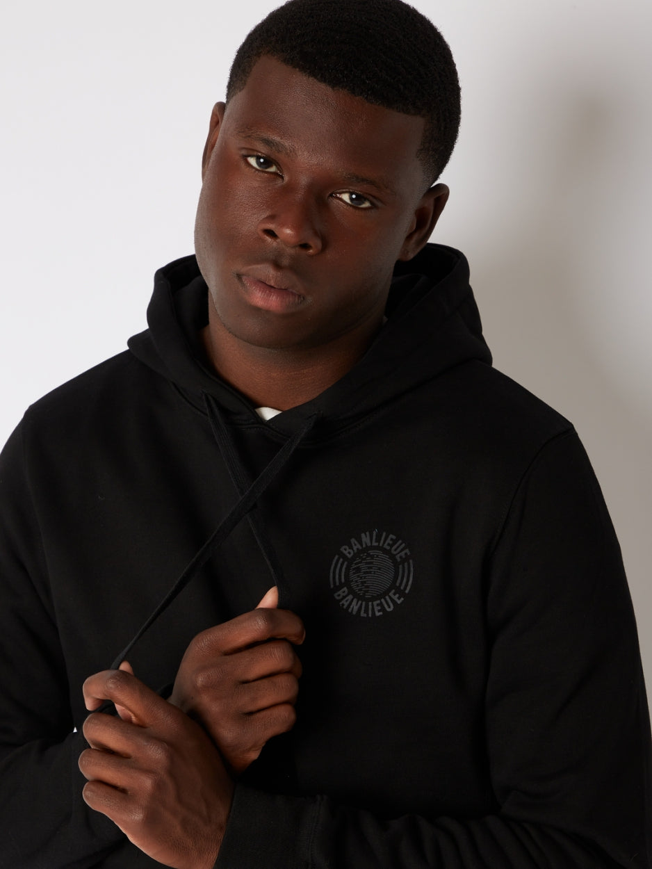 TONAL HOODIE | BLACK