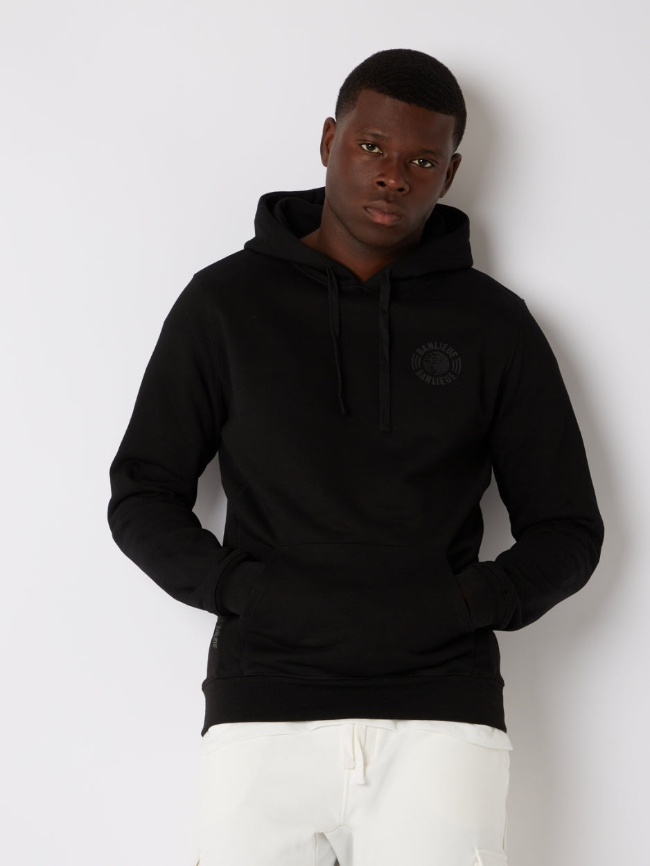 TONAL HOODIE | BLACK
