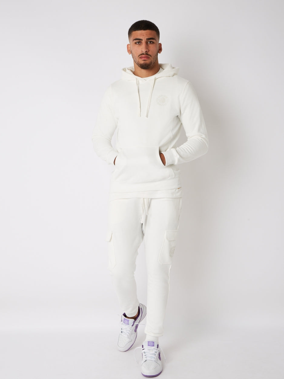 TONAL HOODIE | WHITE