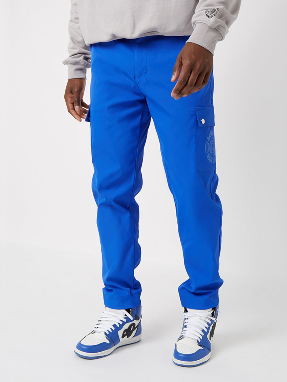 TWILL CARGO PANTS | ROYAL BLUE