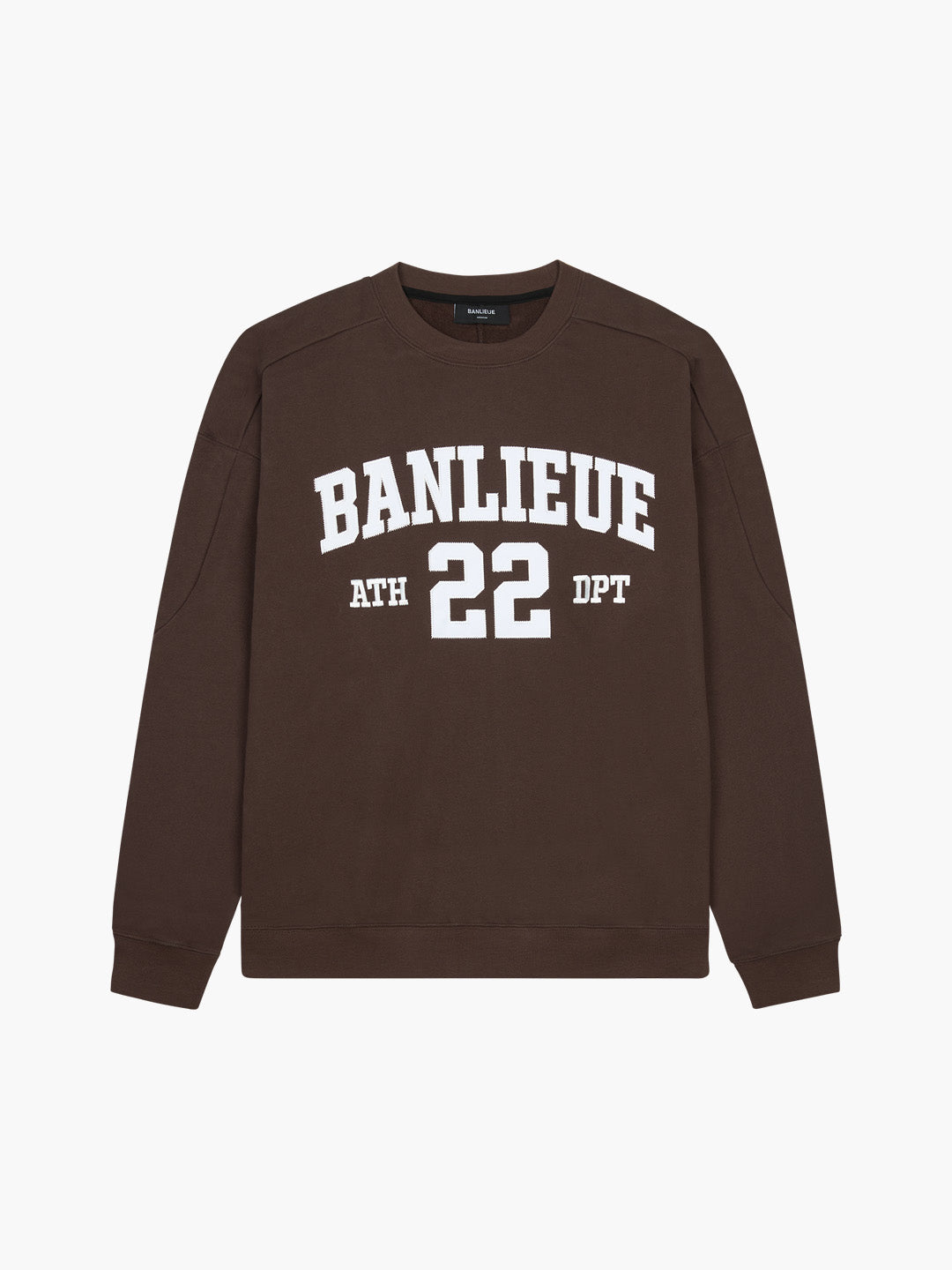 UNIVERSITY SWEATER | BROWN / IVORY WHITE