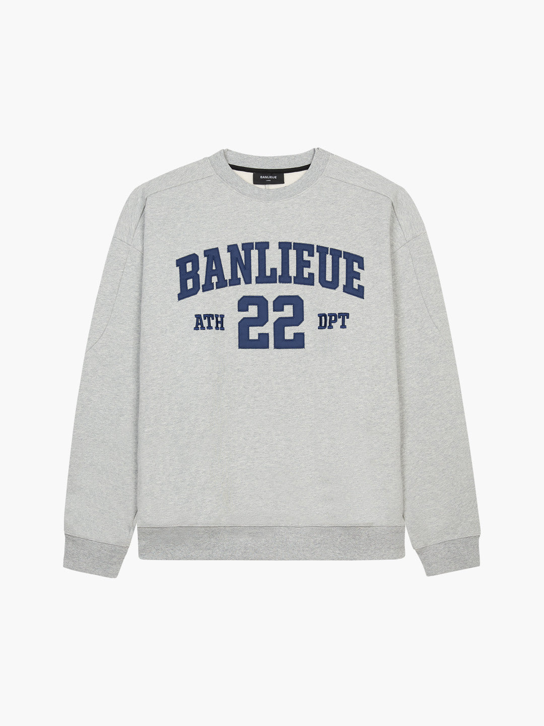 UNIVERSITY SWEATER | HEATHER GREY / NAVY