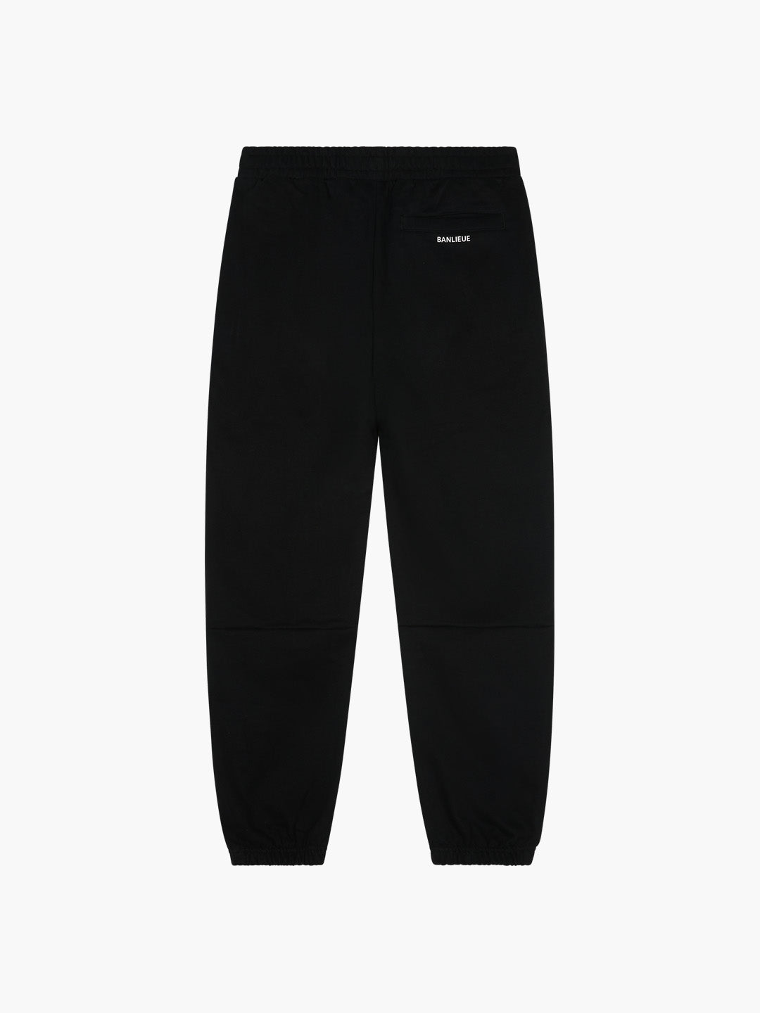 UNIVERSITY SWEATPANTS | BLACK / IVORY WHITE