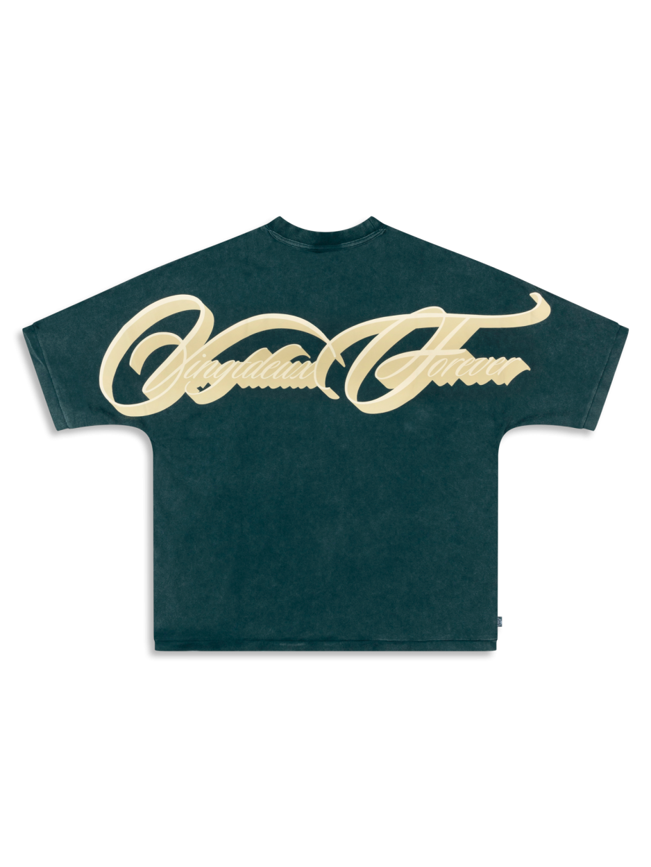 VINGT-DEUX FOREVER T-SHIRT | WASHED SEA MOSS