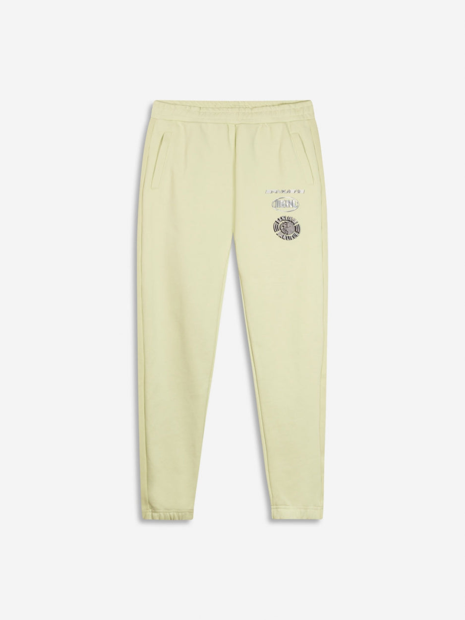 Pantalon de survêtement chromé | Crème au citron vert