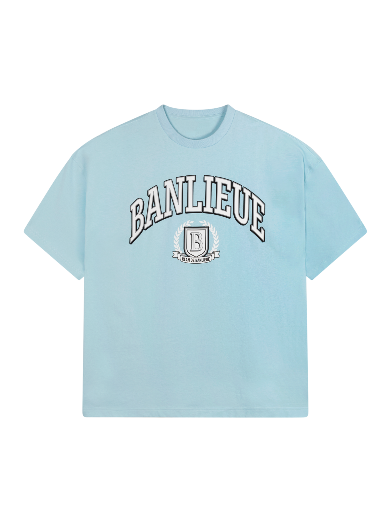 CREST T-SHIRT | SKY BLUE