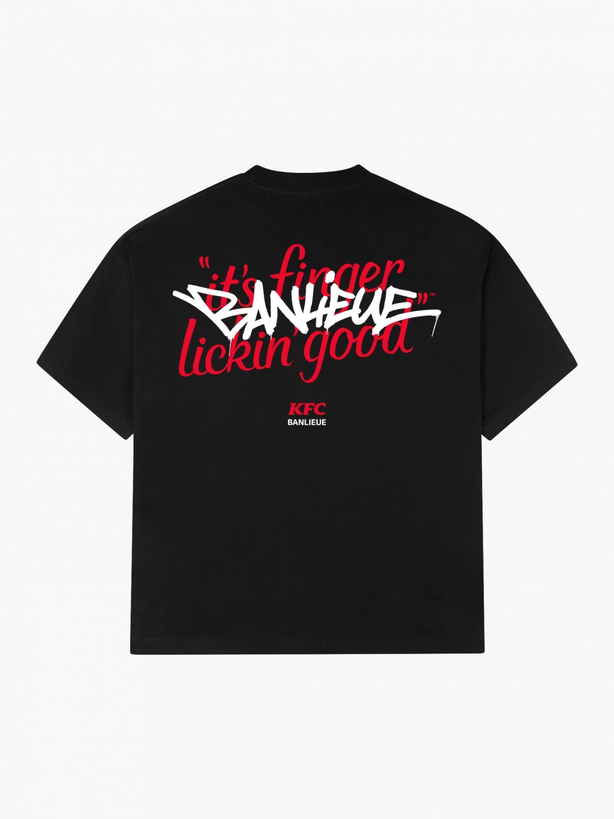 BANLIEUE + KFC T-SHIRT | BLACK