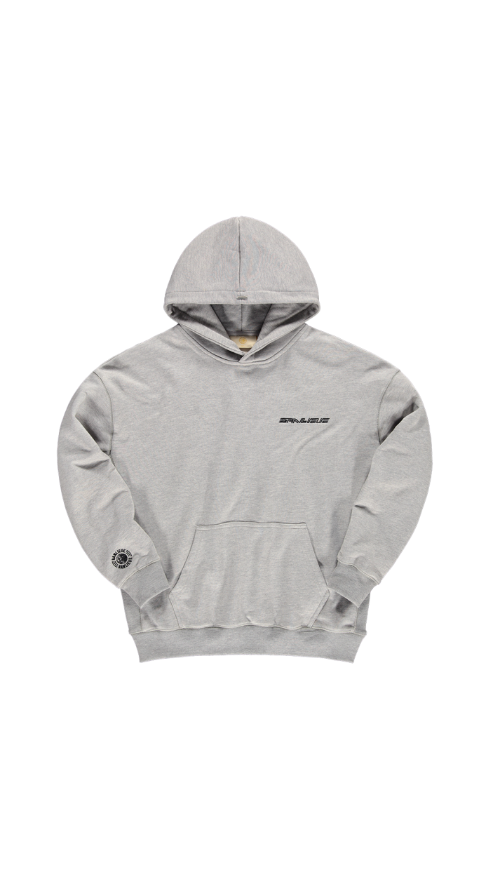 WARMING UP HOODIE | HEATHER GREY