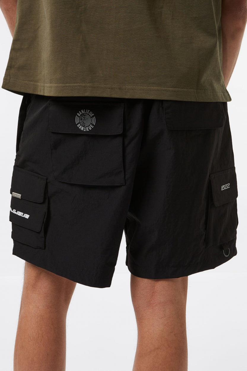 TOUJOURS CARGO SHORTS | BLACK