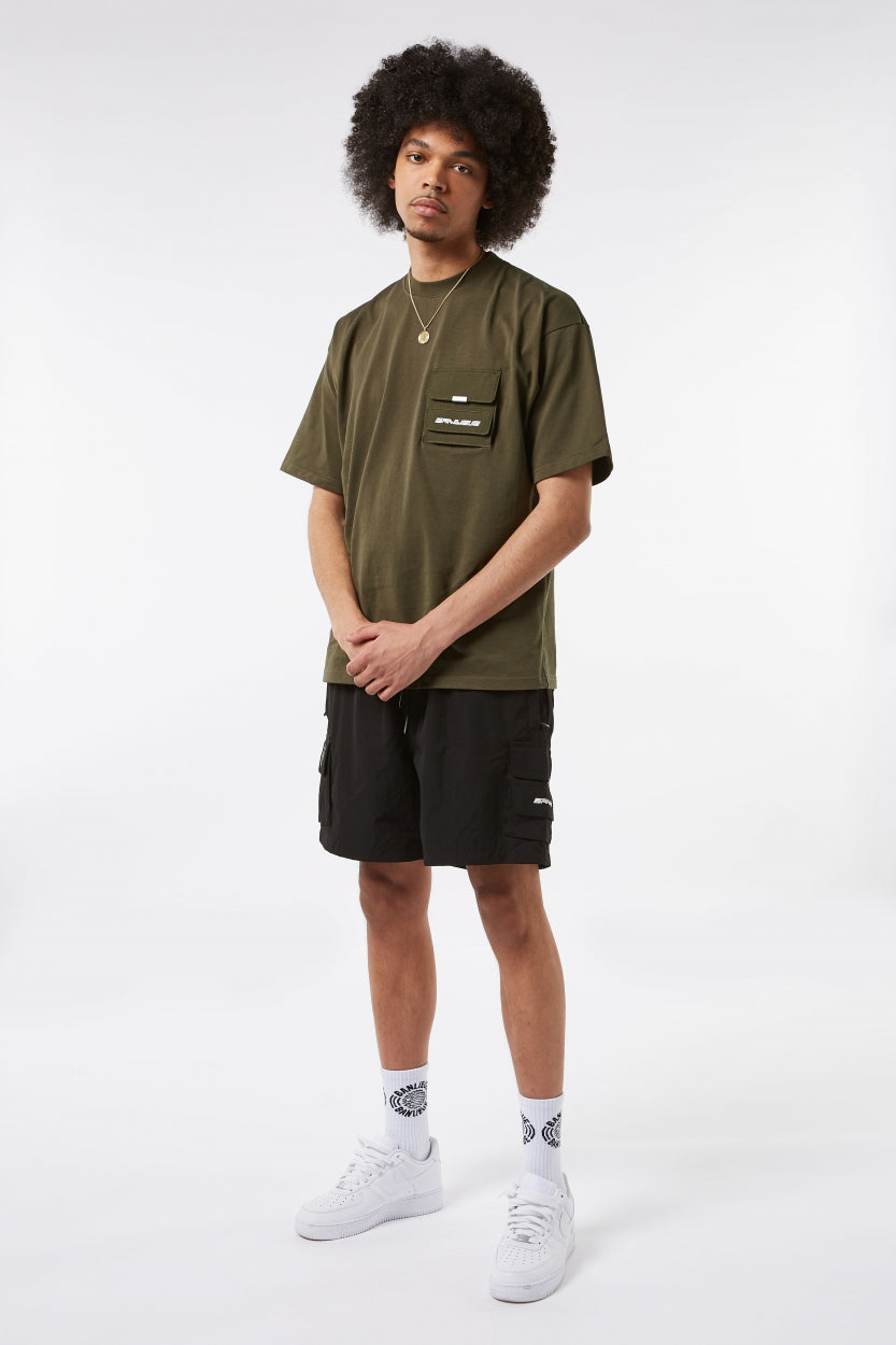 TOUJOURS CARGO SHORTS | BLACK