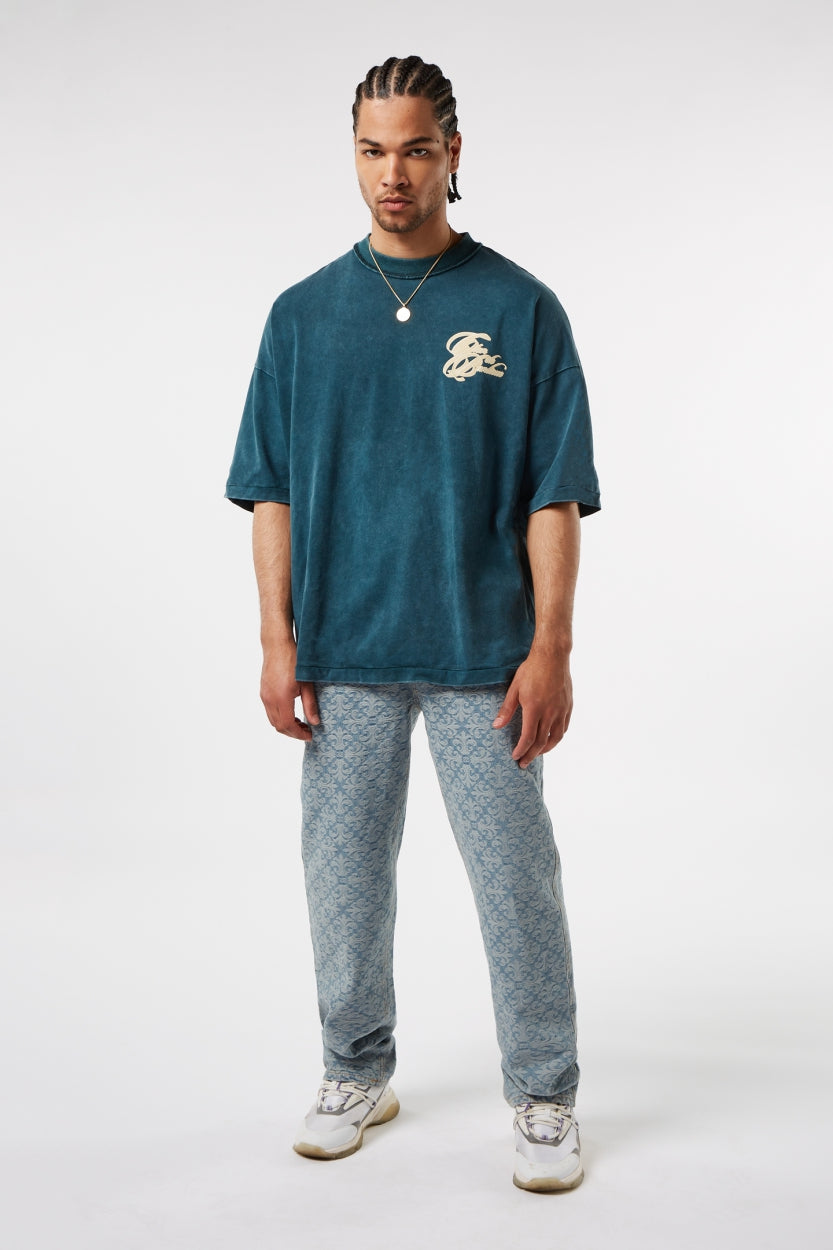 VINGT-DEUX FOREVER T-SHIRT | WASHED SEA MOSS