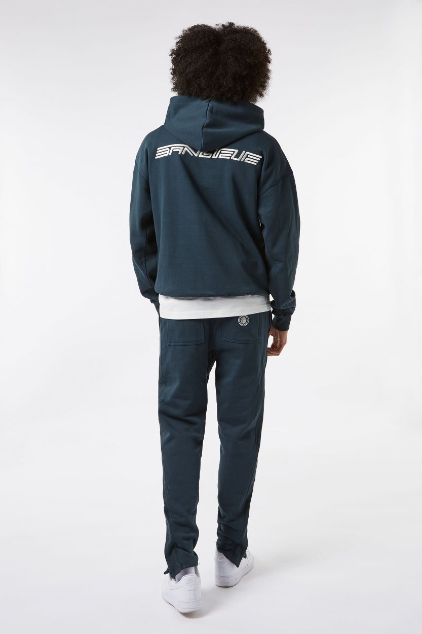 WARMING UP HOODIE | SEA MOSS