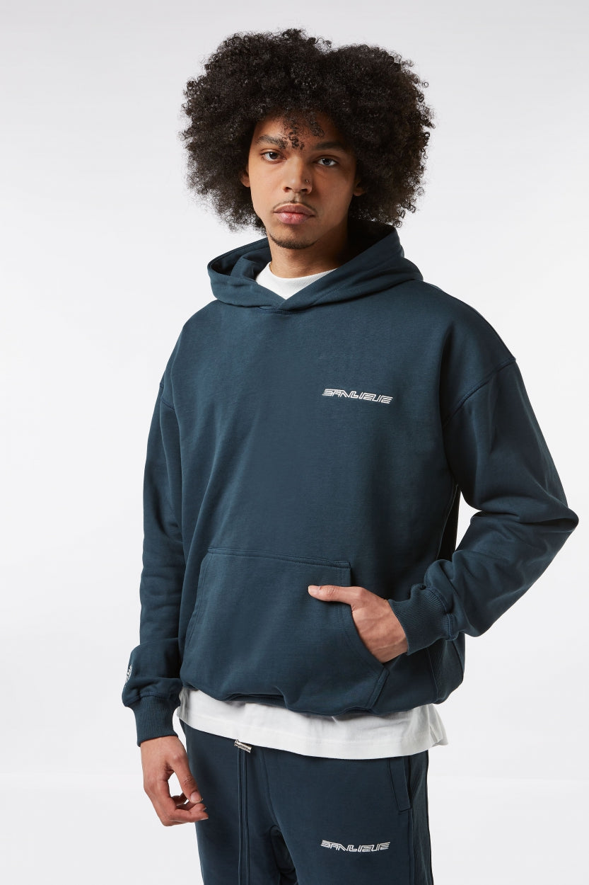 WARMING UP HOODIE | SEA MOSS