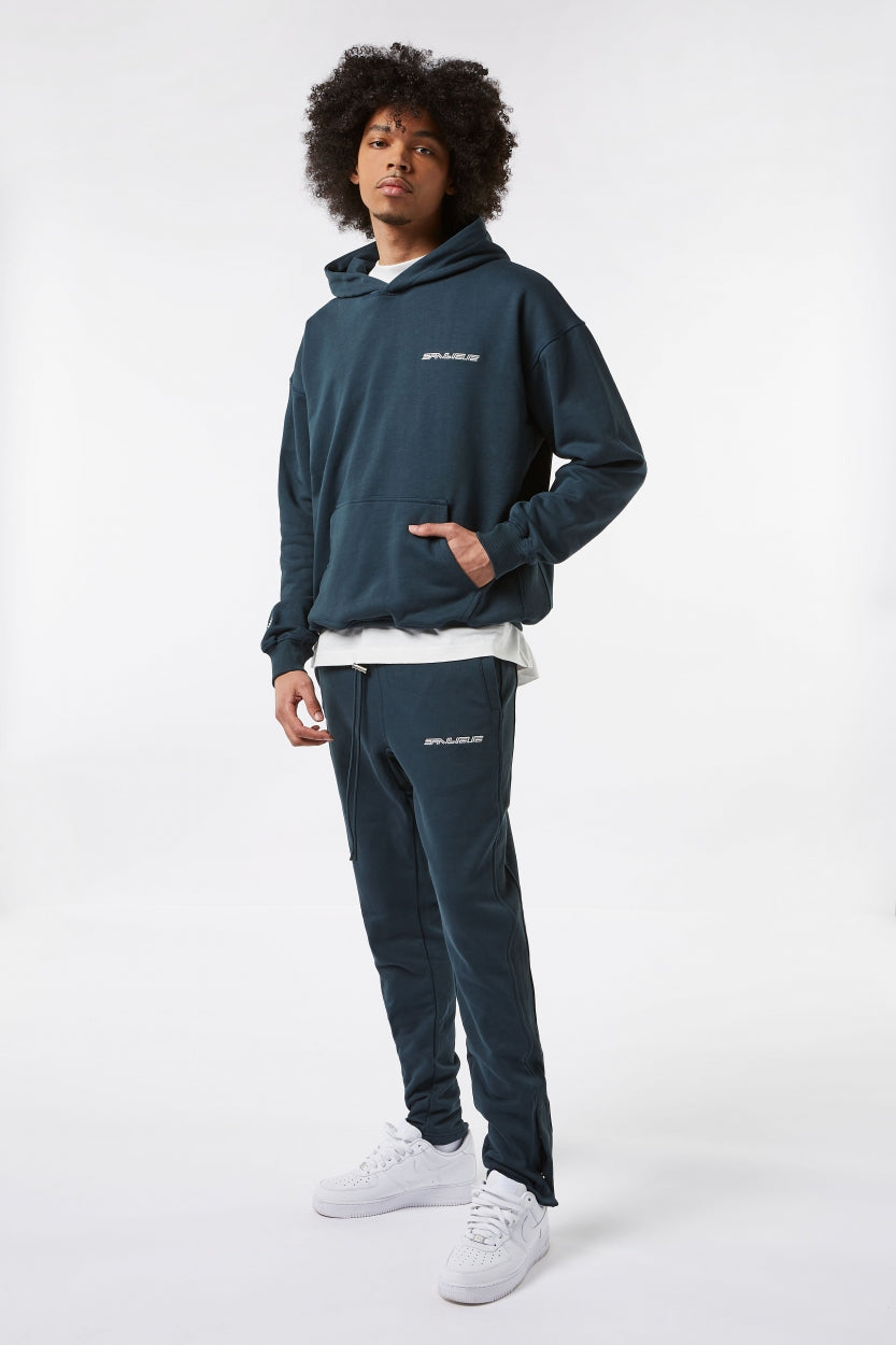 WARMING UP HOODIE | SEA MOSS