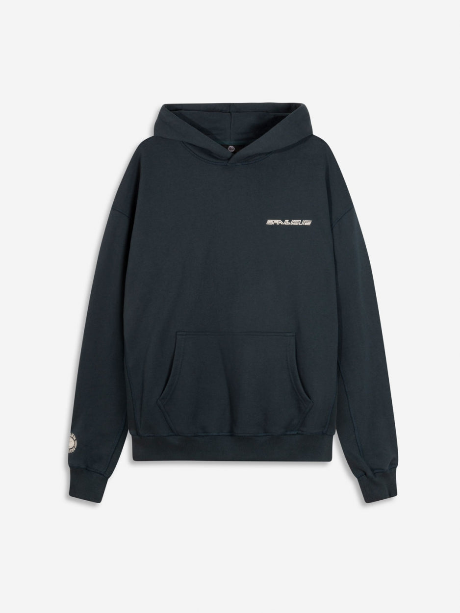WARMING UP HOODIE | SEA MOSS