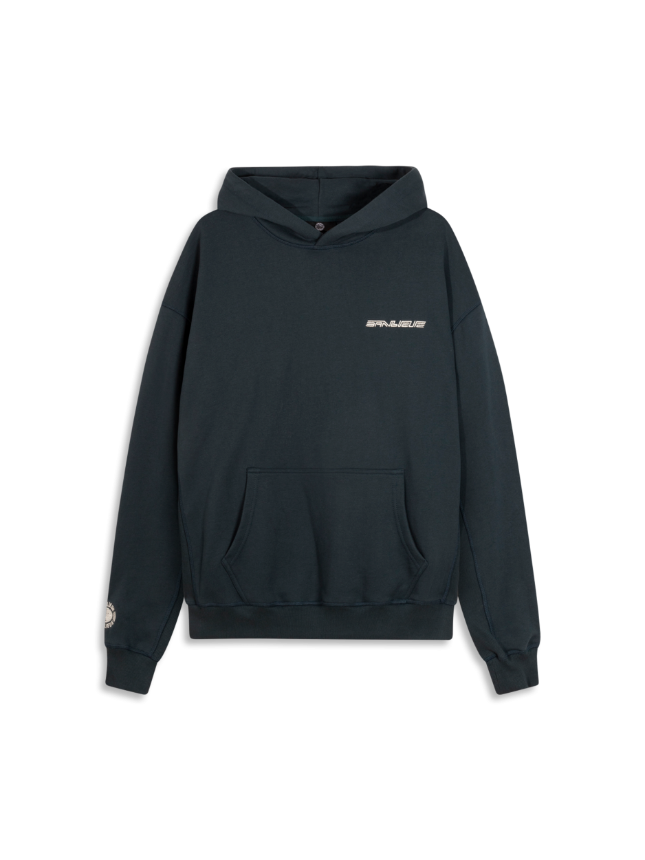 WARMING UP HOODIE | SEA MOSS