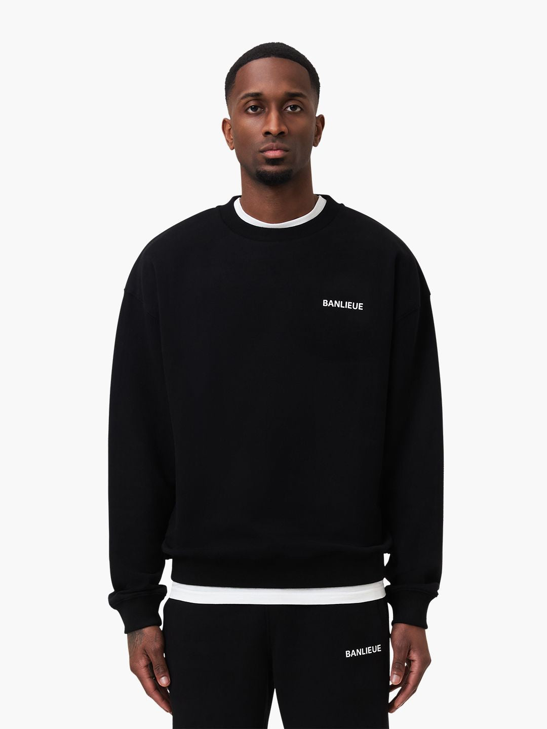 SCRIPT SWEATER | BLACK