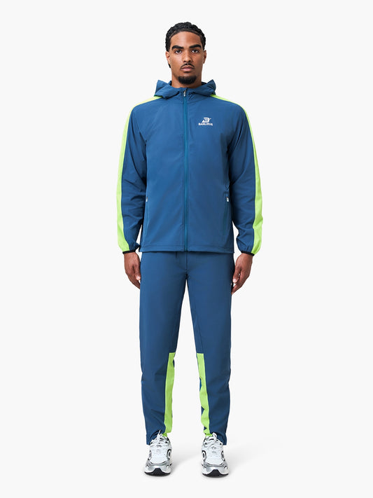 PERFORMANCE HOODED TRACKTOP | SEA MOSS