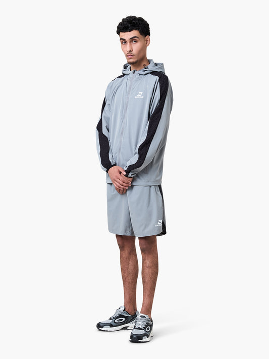 PERFORMANCE HOODED TRACKTOP | GREY