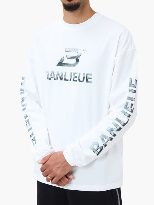 CHROME V2 LONGSLEEVE | WHITE