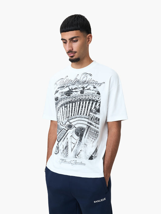 NOISY LE GRAND T-SHIRT | VINTAGE WHITE