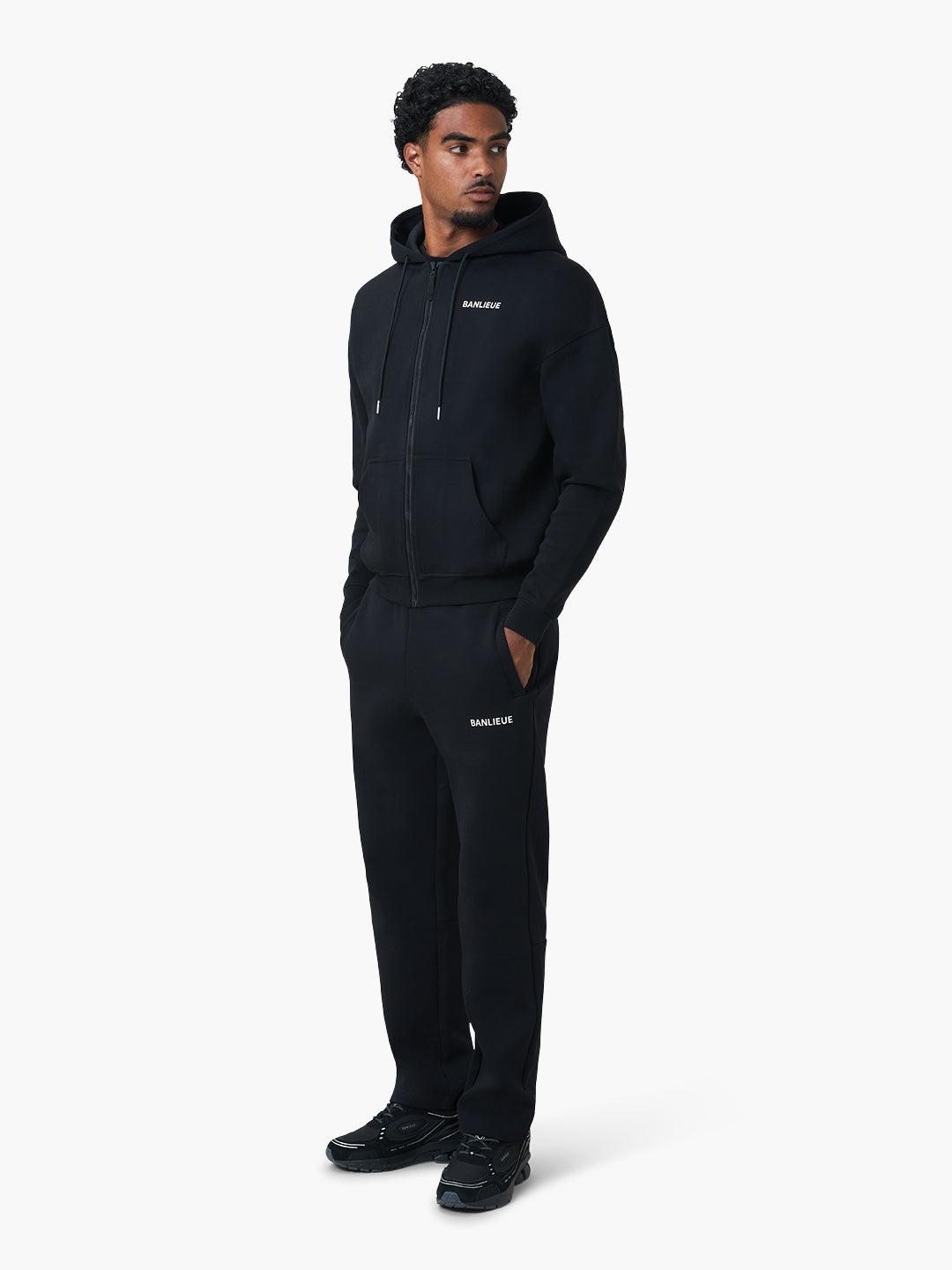 SCRIPT SWEATPANTS | BLACK