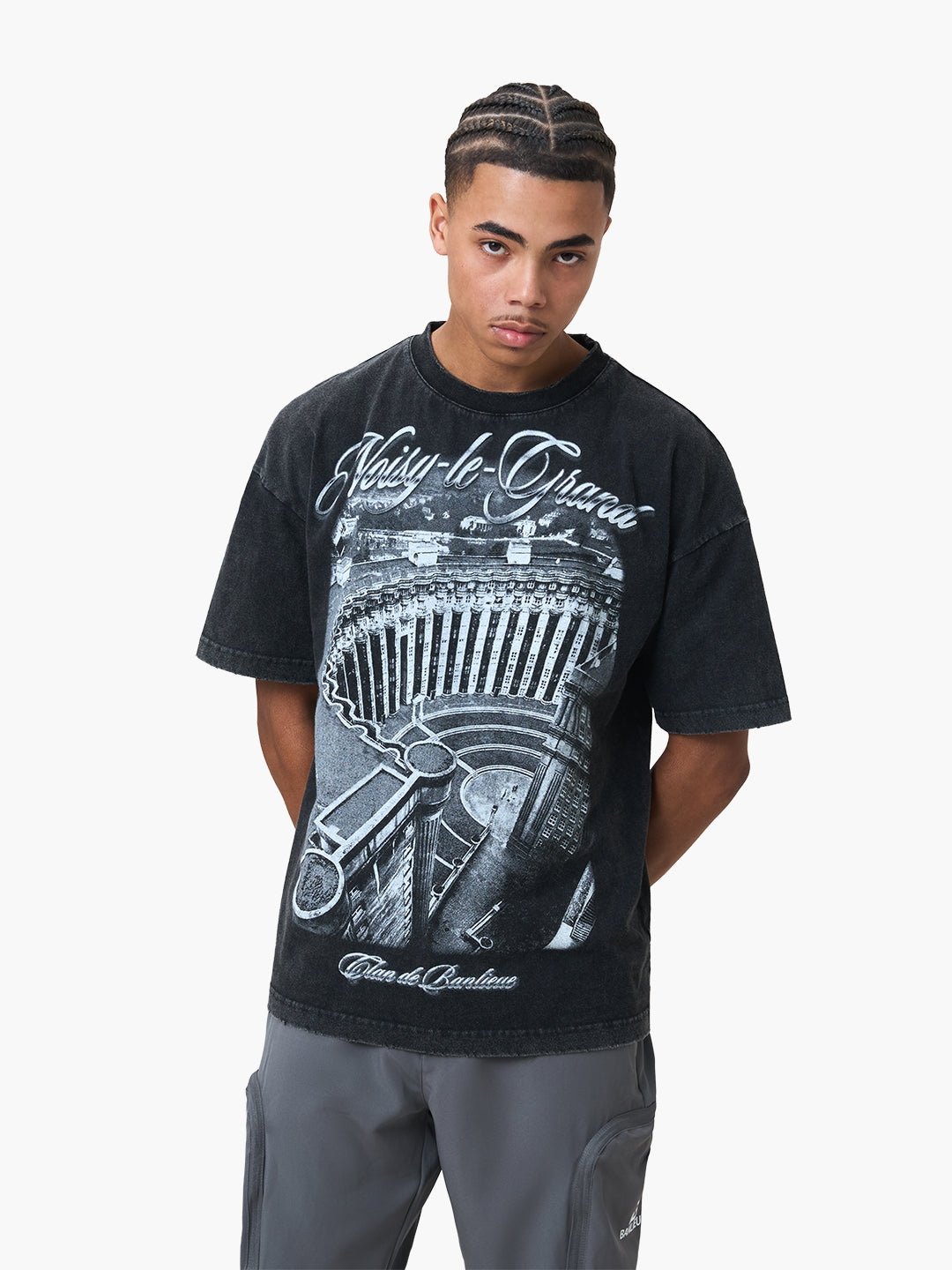 NOISY LE GRAND T-SHIRT | VINTAGE BLACK