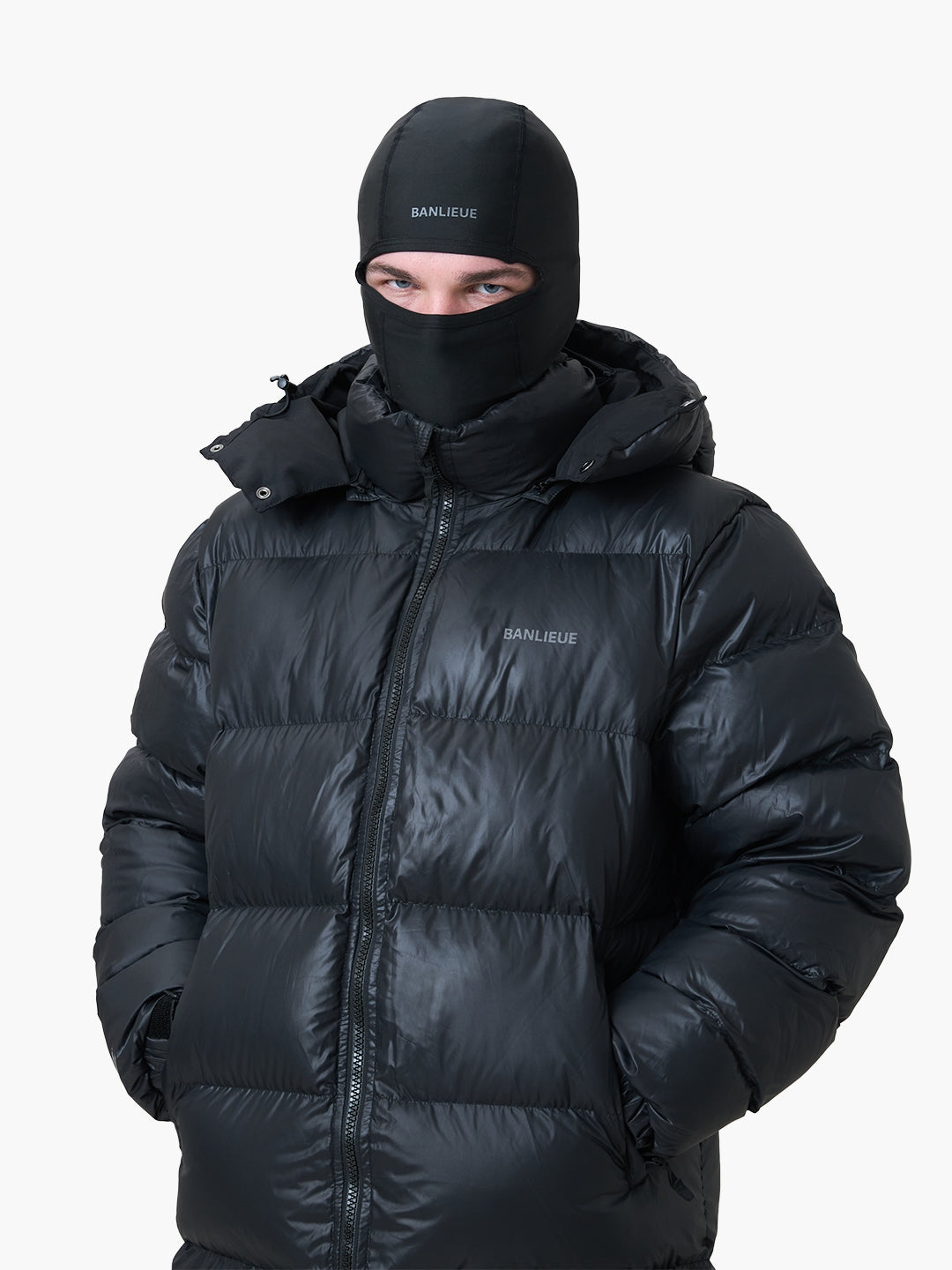 BALACLAVA PUFFER PARKA JACKET | BLACK