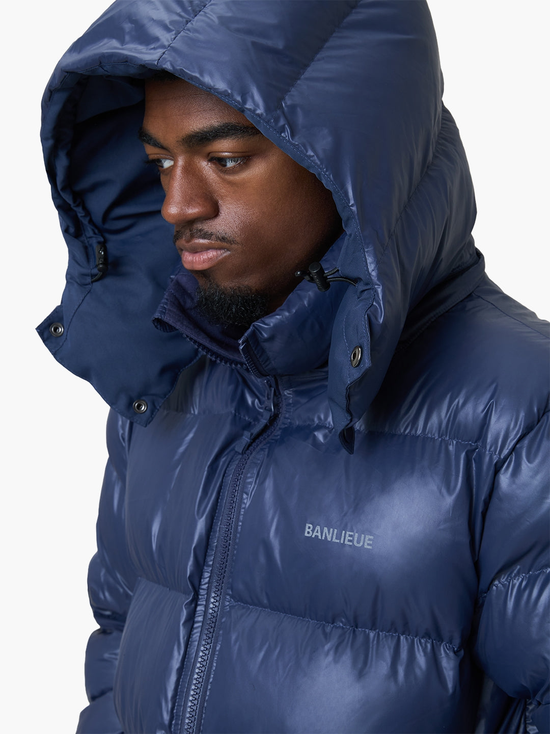 BALACLAVA PUFFER PARKA JACKET | NAVY