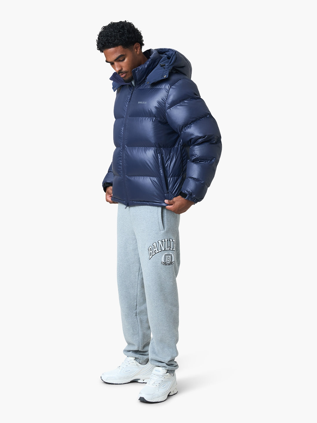 BALACLAVA PUFFER JACKET | NAVY