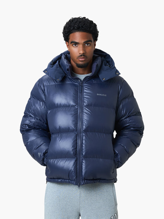 BALACLAVA PUFFER JACKET | NAVY
