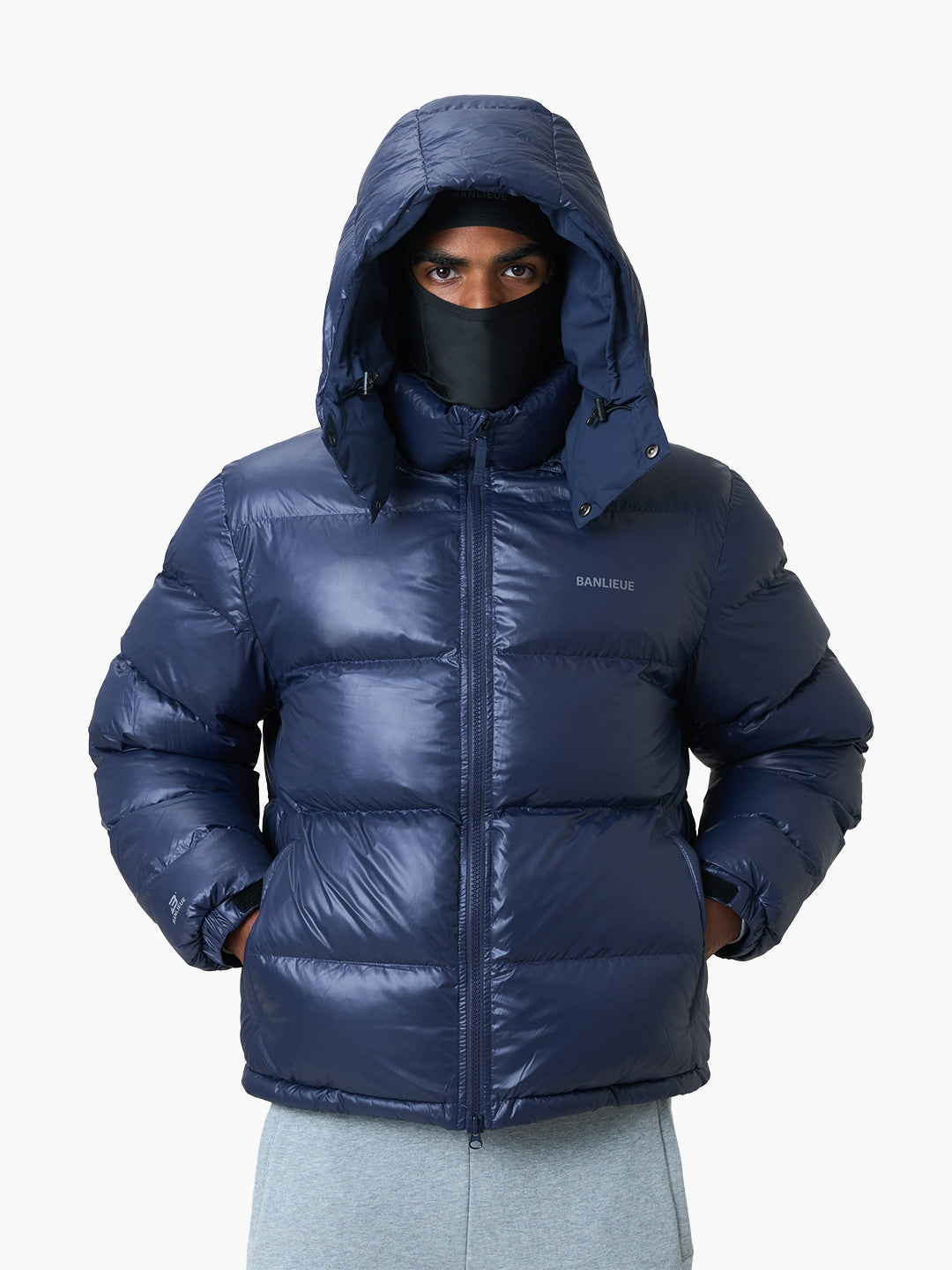BALACLAVA PUFFER JACKET | NAVY