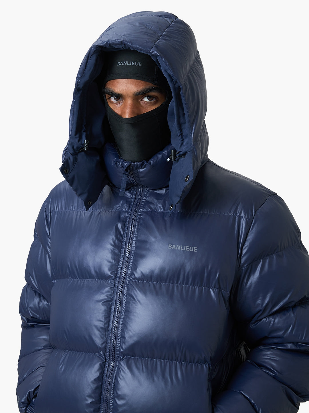 BALACLAVA PUFFER JACKET | NAVY