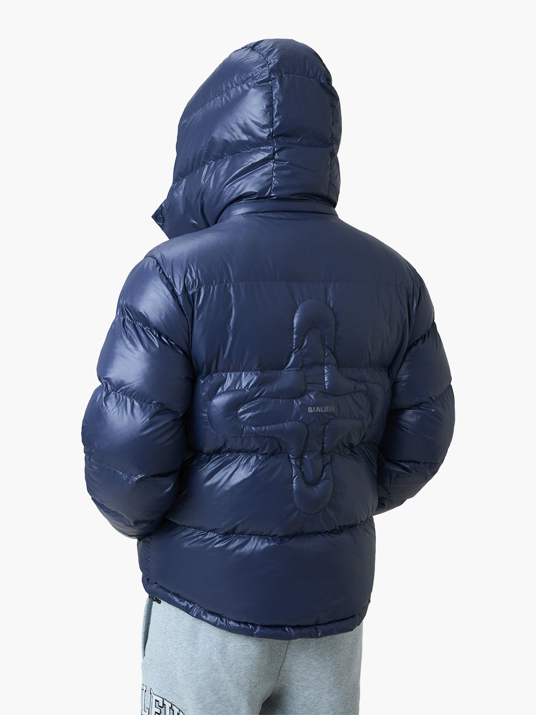BALACLAVA PUFFER JACKET | NAVY