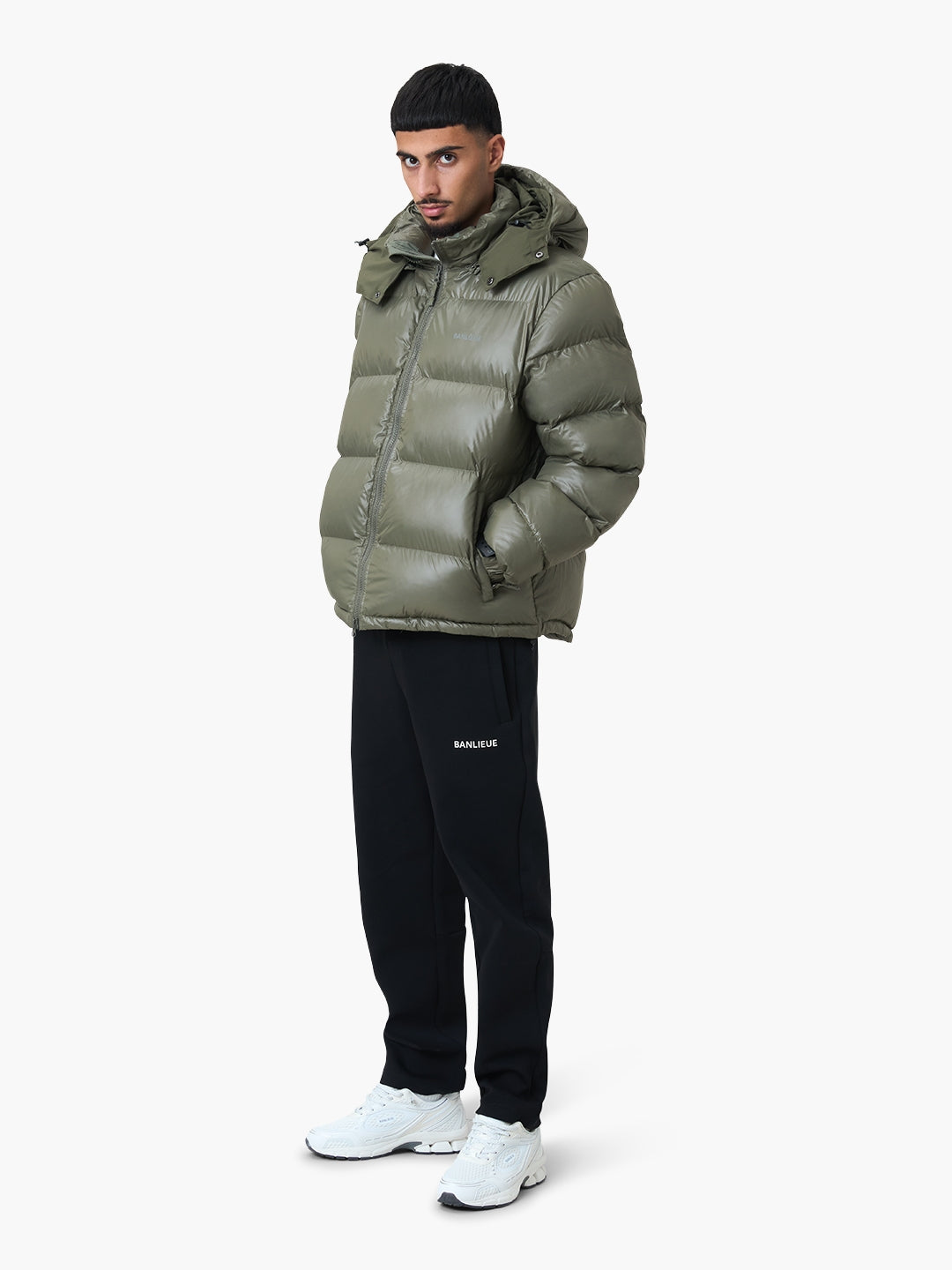 BALACLAVA PUFFER JACKET | OLIVE