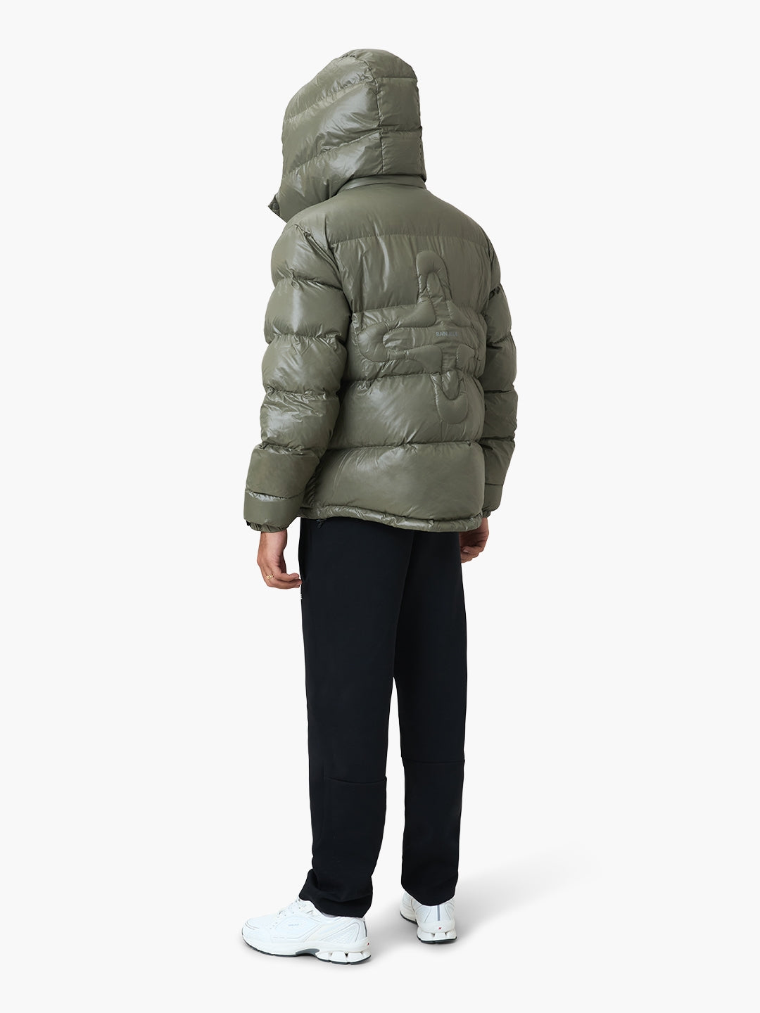 BALACLAVA PUFFER JACKET | OLIVE