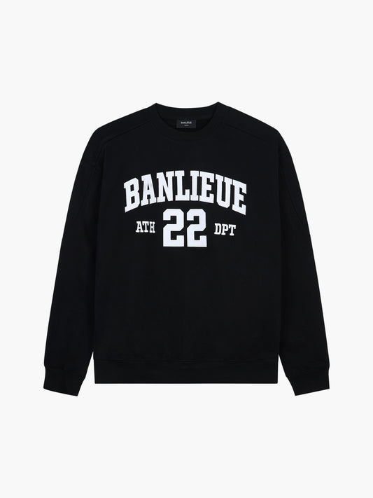 UNIVERSITY SWEATER | BLACK / IVORY WHITE