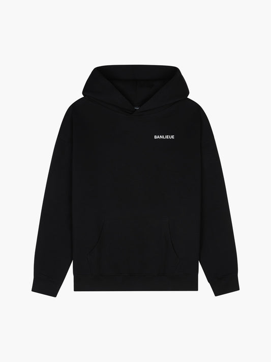 SCRIPT HOODIE | BLACK