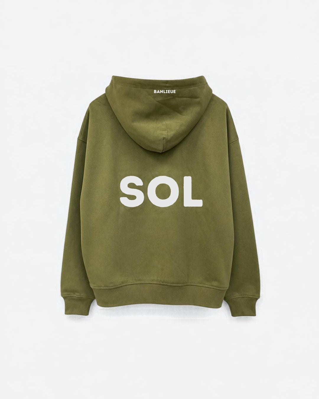 SOL | SCRIPT ZIP HOODIE | NARDO GREEN