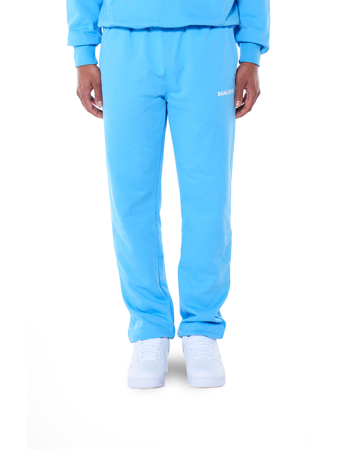 SCRIPT SWEATPANTS | ETHEREAL BLUE