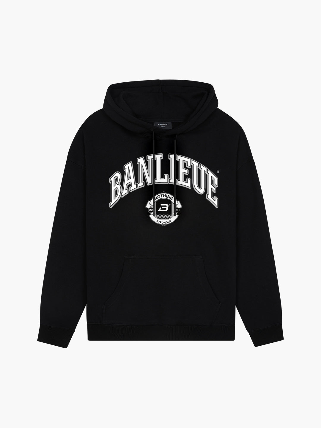 BANLIEUE CREST V2 HOODIE | BLACK