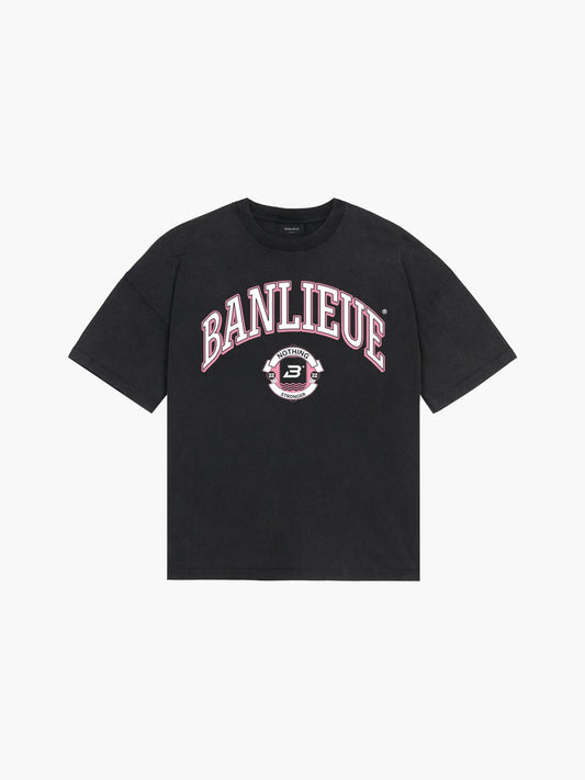 BANLIEUE CREST V2 T-SHIRT | WASHED GREY