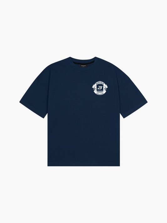 BANLIEUE NOTHING STRONGER T-SHIRT | NAVY