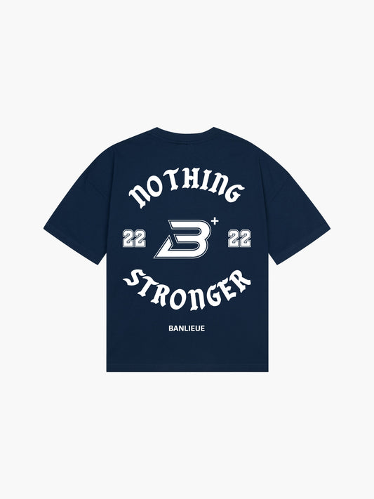 BANLIEUE NOTHING STRONGER T-SHIRT | NAVY