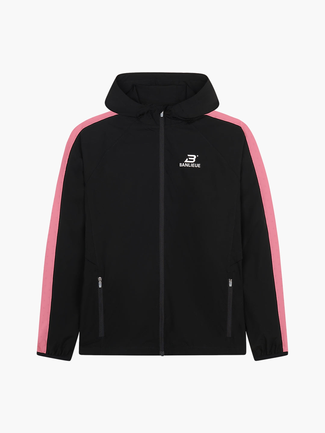 PERFORMANCE V2 HOODED TRACKTOP | BLACK / PINK