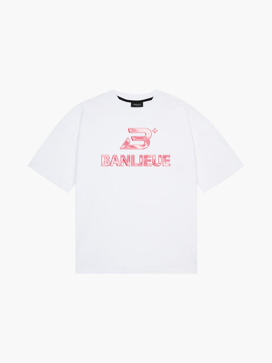 CHROME V2 T-SHIRT | WHITE / PINK