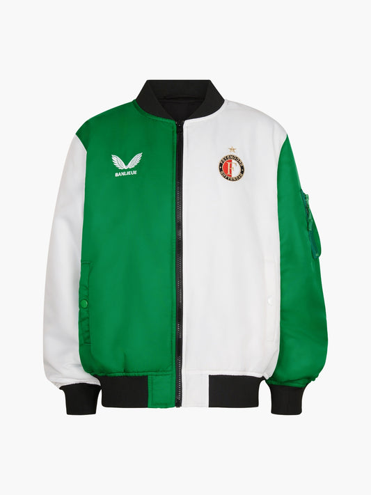 FEYENOORD BOMBER JACKET KIDS | JOLLY GREEN / WHITE