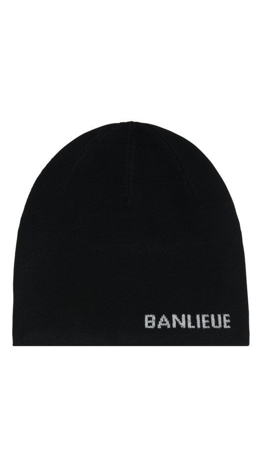 BANLIEUE KNIT BEANIE | BLACK