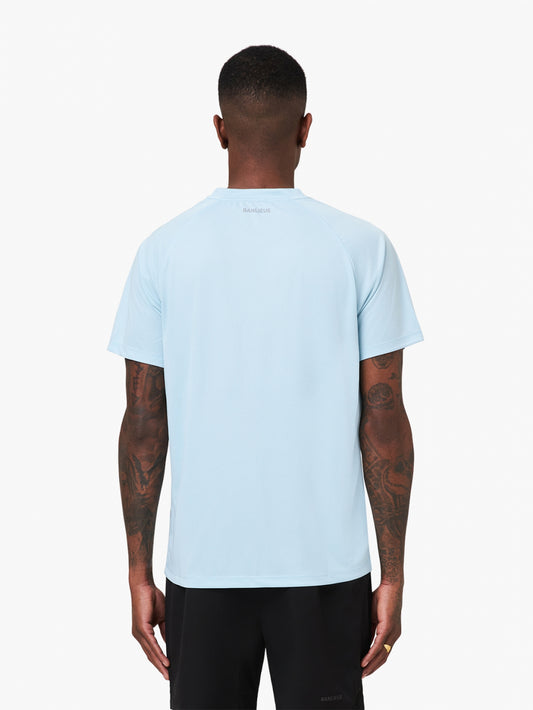 T-shirt B + Performance | Corydalis bleu