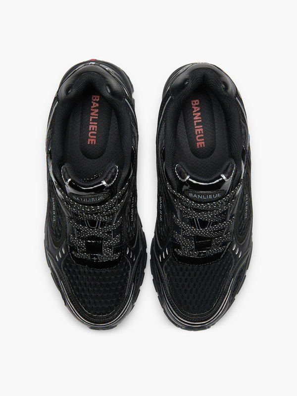 BANLIEUE PATENT SNEAKER | CORE BLACK / PATENT BLACK
